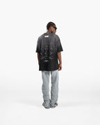 RESURGENCE APOLLO T-SHIRT STAINED BLACK