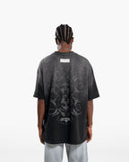 RESURGENCE APOLLO T-SHIRT STAINED BLACK