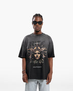 RESURGENCE APOLLO T-SHIRT STAINED BLACK