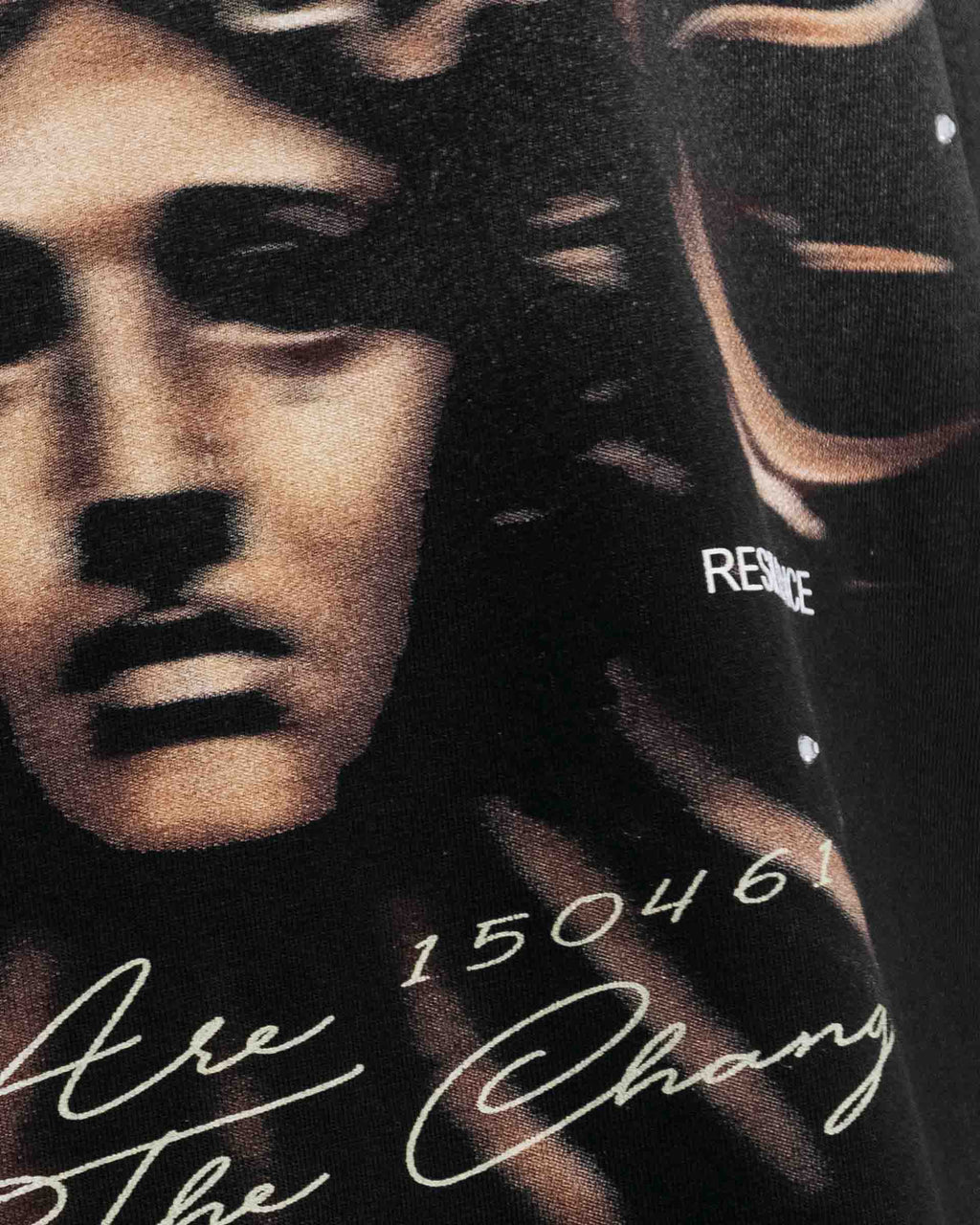 RESURGENCE APOLLO T-SHIRT STAINED BLACK