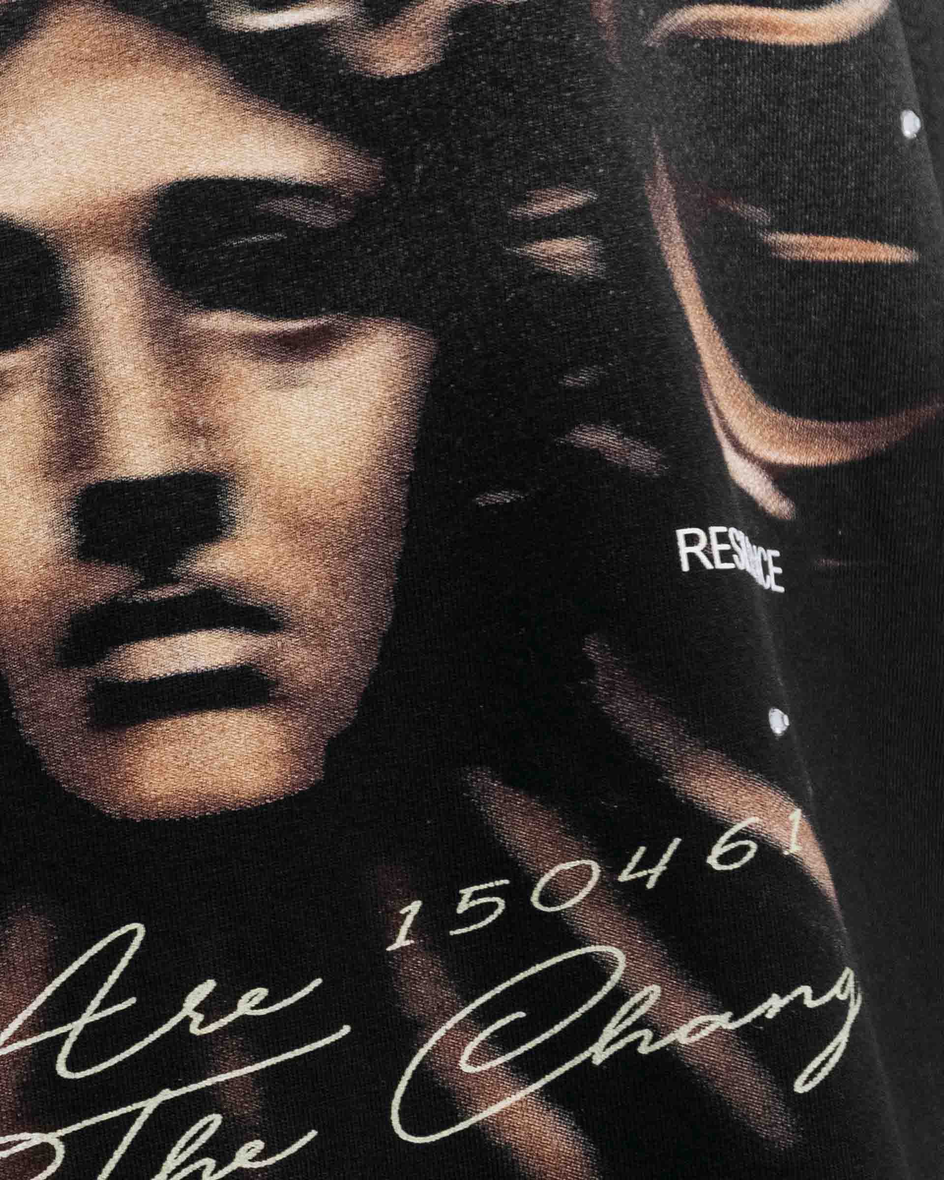 RESURGENCE APOLLO T-SHIRT STAINED BLACK