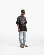 RESURGENCE APOLLO T-SHIRT STAINED BLACK