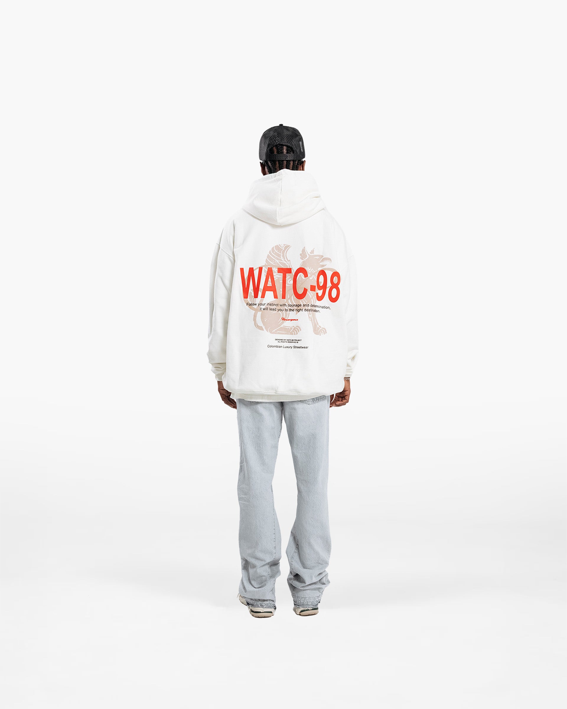 RESURGENCE GRIFFIN HOODIE CREAM