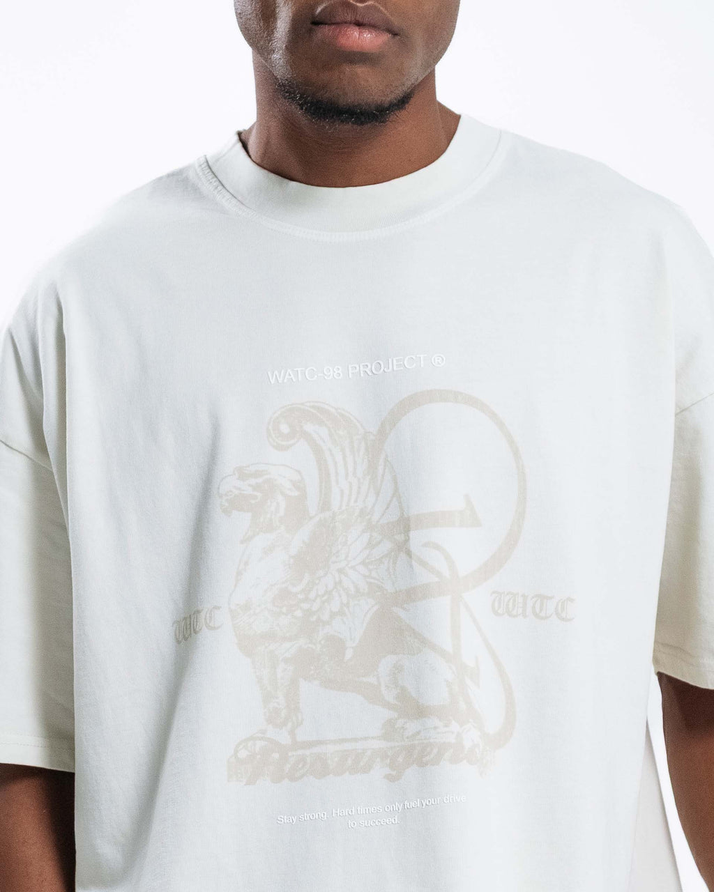 RESURGENCE GRIFFIN T-SHIRT LIGHT GRAY