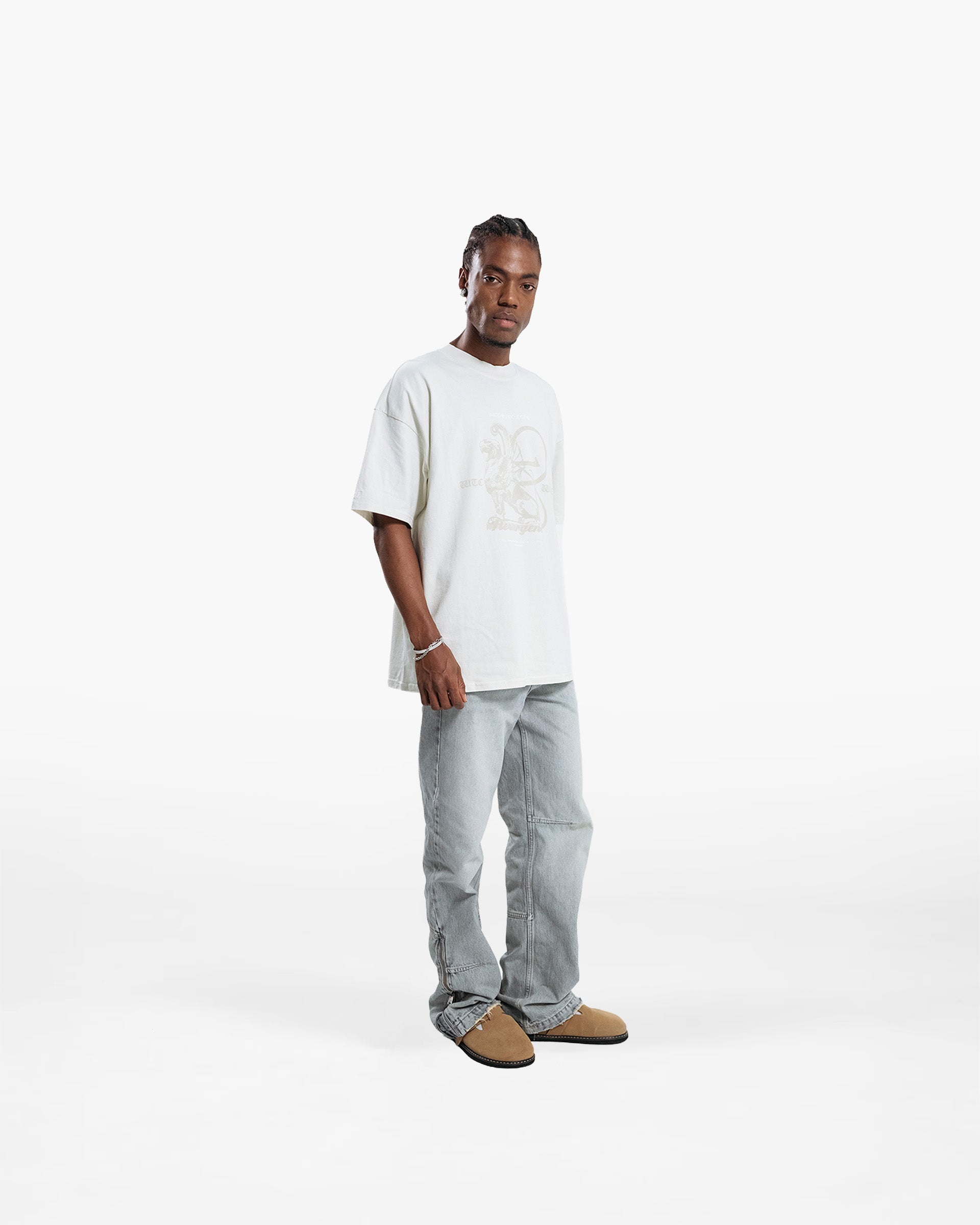 RESURGENCE GRIFFIN T-SHIRT LIGHT GRAY