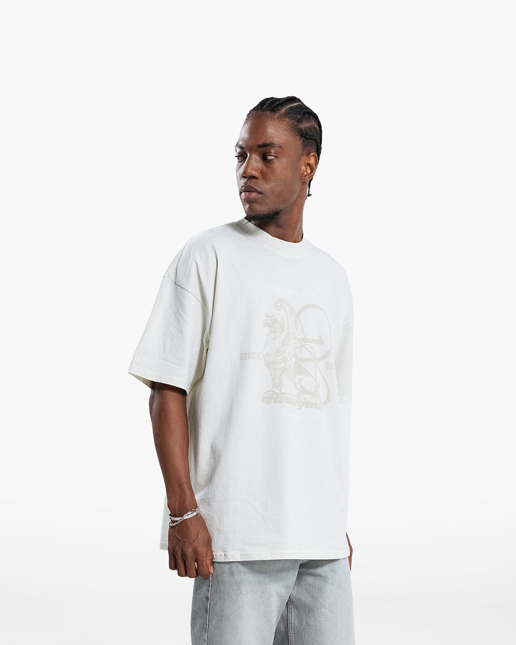 RESURGENCE GRIFFIN T-SHIRT LIGHT GRAY