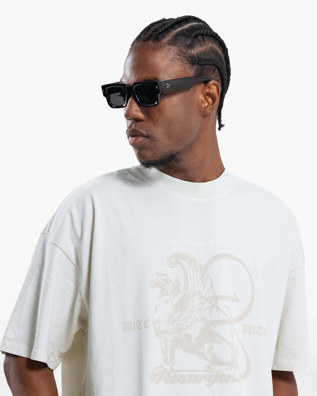 RESURGENCE GRIFFIN T-SHIRT LIGHT GRAY