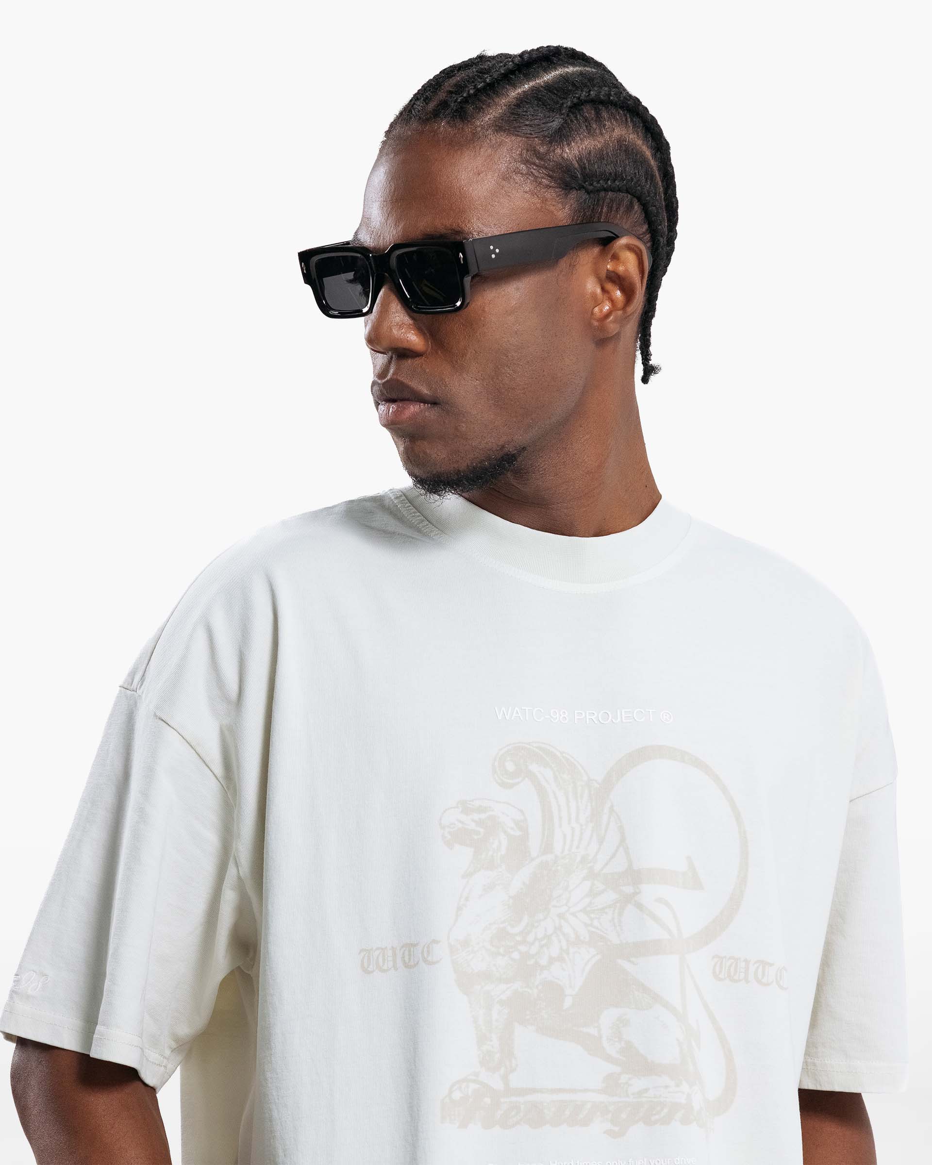 RESURGENCE GRIFFIN T-SHIRT LIGHT GRAY