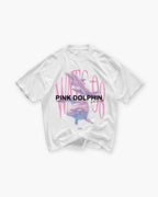 Camiseta PINK DOLPHIN SPECIAL EDITION crema - vista frontal | WATC-98