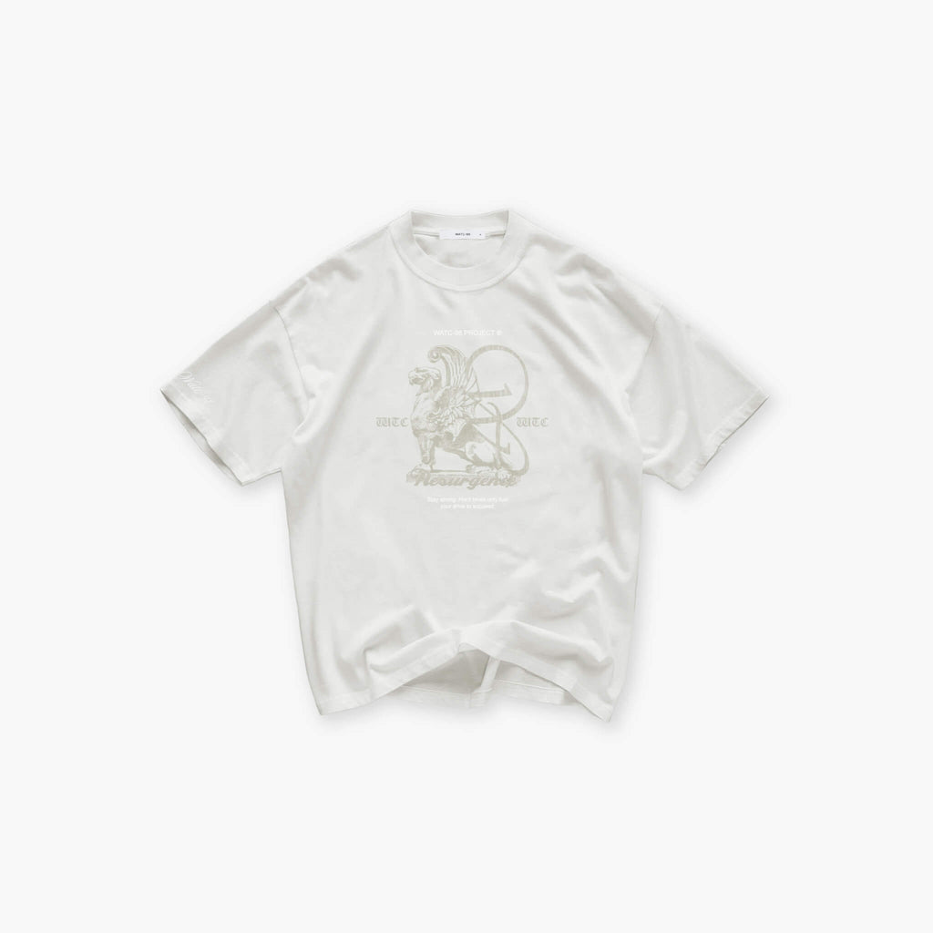 RESURGENCE GRIFFIN T-SHIRT LIGHT GRAY