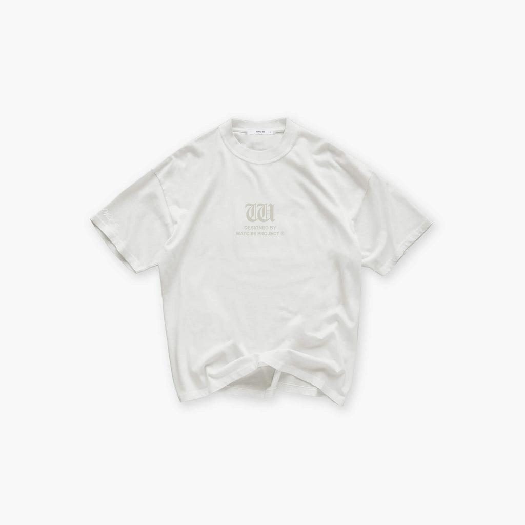RESURGENCE BASIC W GOTHIC T-SHIRT LIGHT GRAY