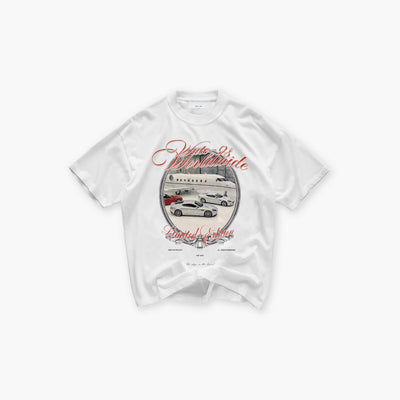 Camiseta WORLDWIDE ASCEND crema - vista frontal | WATC-98