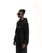 WORLDWIDE LOGO HOODIE BLACK