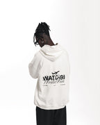 WORLDWIDE LOGO HOODIE CREAM