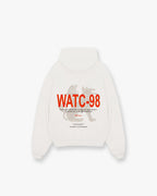 Hoodie RESURGENCE GRIFFIN crema - vista trasera | WATC-98