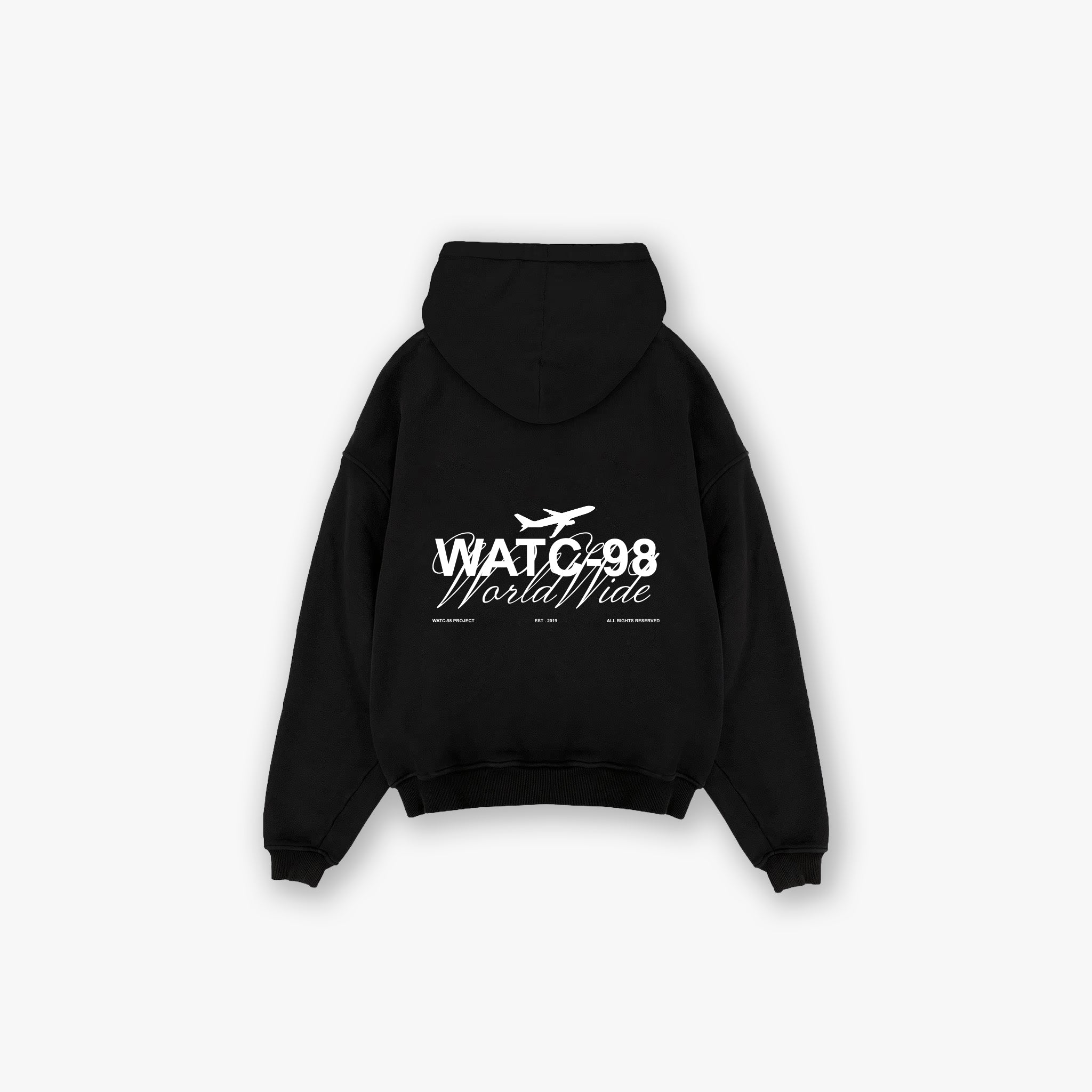 WORLDWIDE LOGO HOODIE BLACK