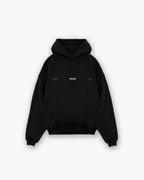 Hoodie WORLDWIDE LOGO negro - vista frontal | WATC-98