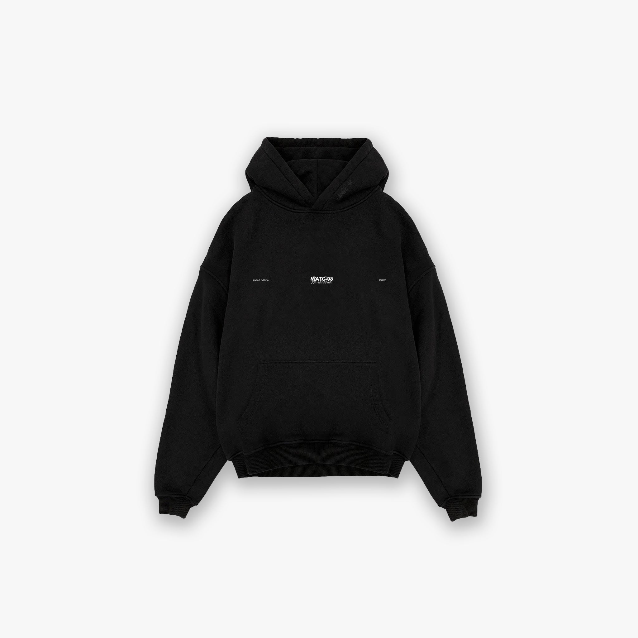 WORLDWIDE LOGO HOODIE BLACK