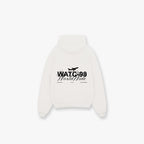 Hoodie WORLDWIDE LOGO crema - vista trasera | WATC-98