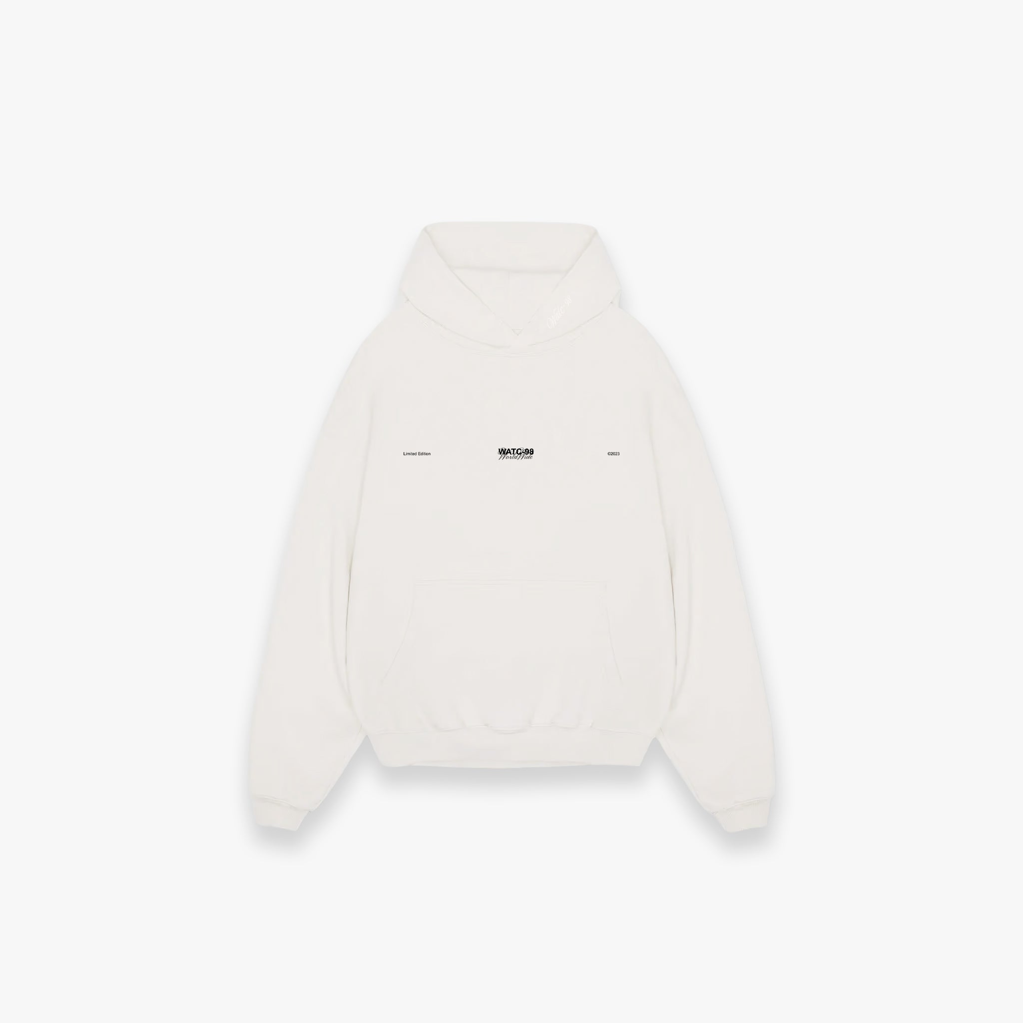 WORLDWIDE LOGO HOODIE CREAM