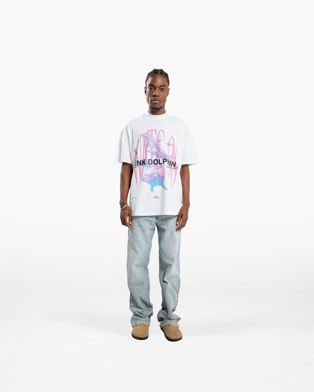 PINK DOLPHIN SPECIAL EDITION T-SHIRT CREAM