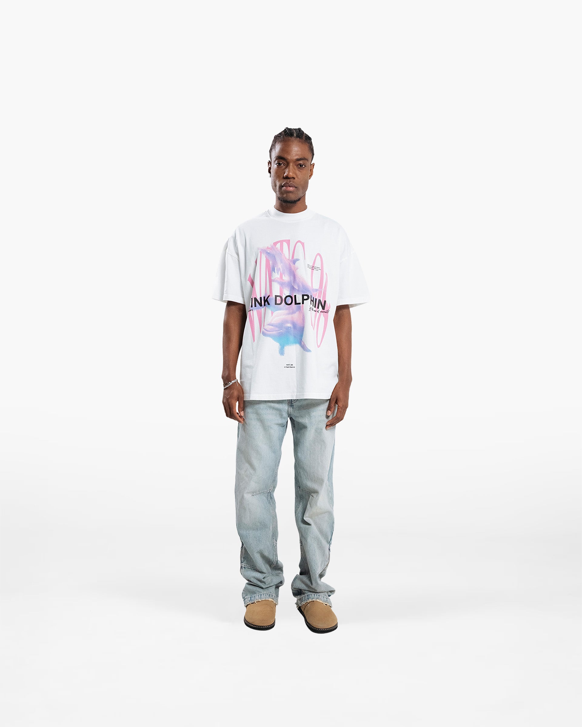 PINK DOLPHIN SPECIAL EDITION T-SHIRT CREAM