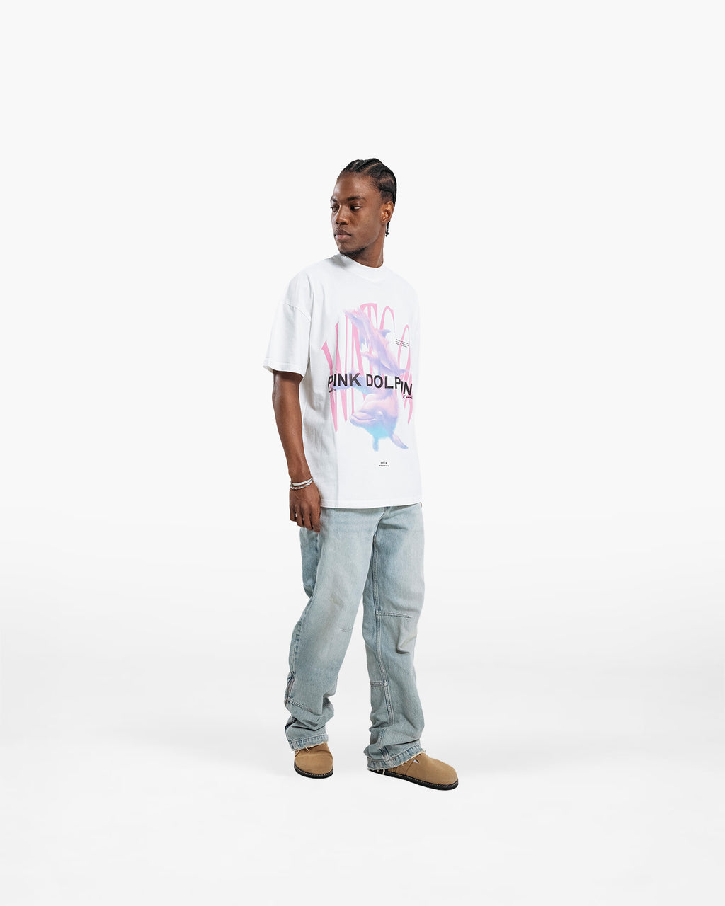 PINK DOLPHIN SPECIAL EDITION T-SHIRT CREAM