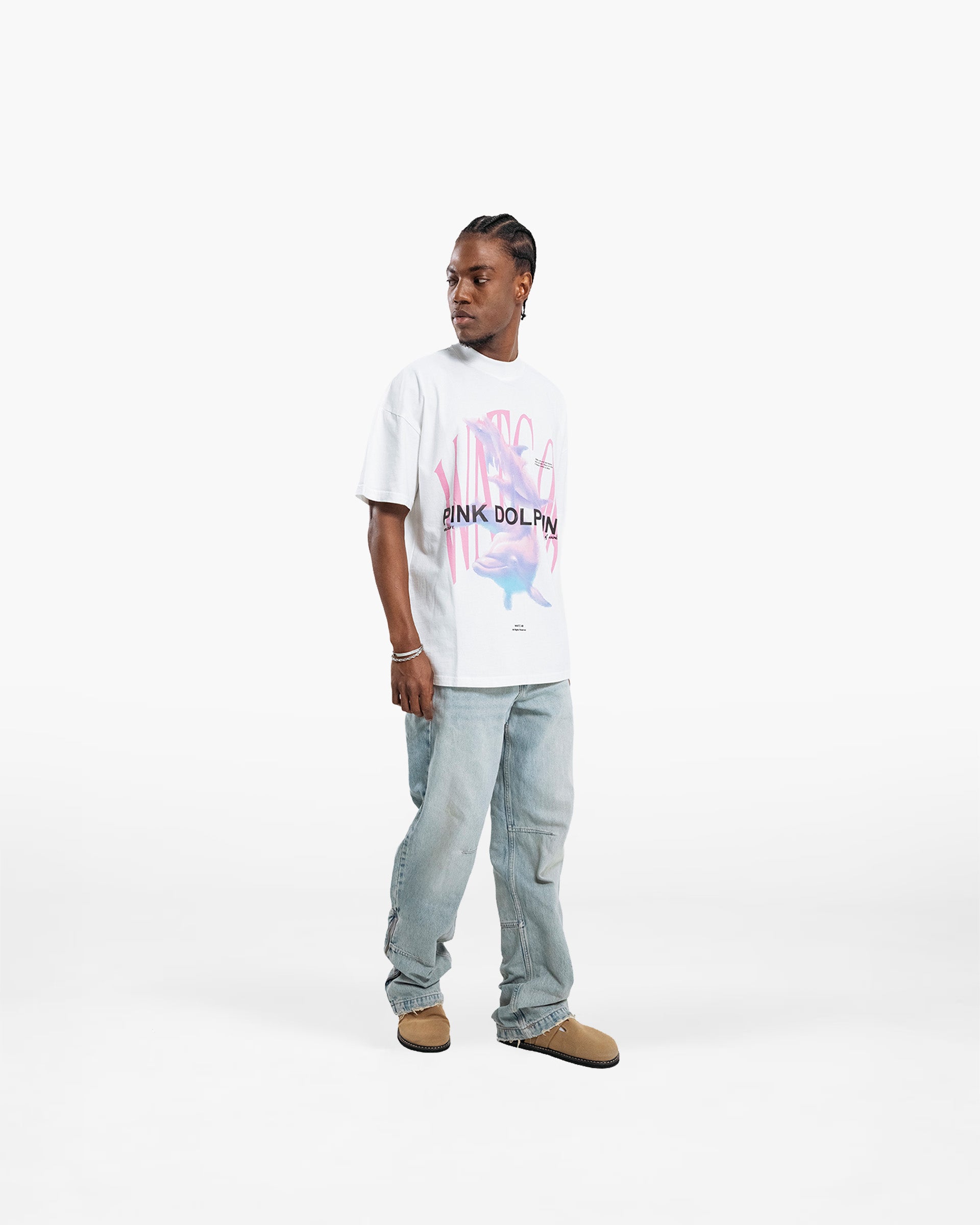 PINK DOLPHIN SPECIAL EDITION T-SHIRT CREAM