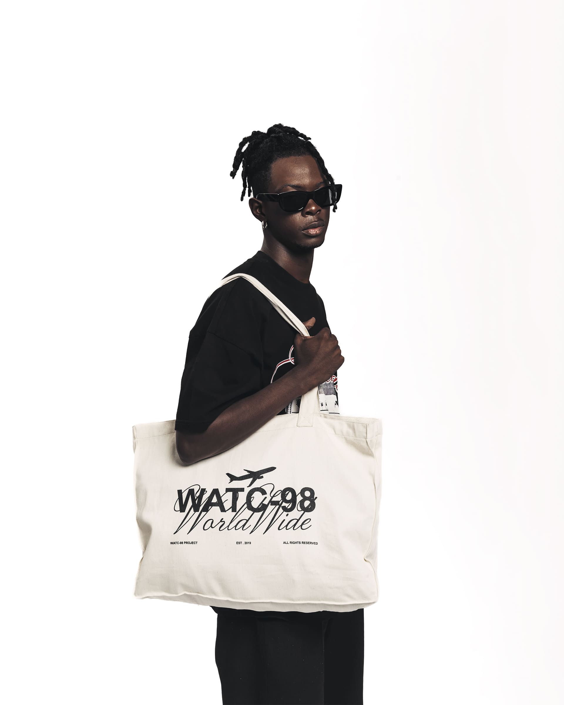 WORLDWIDE LOGO TOTE BAG