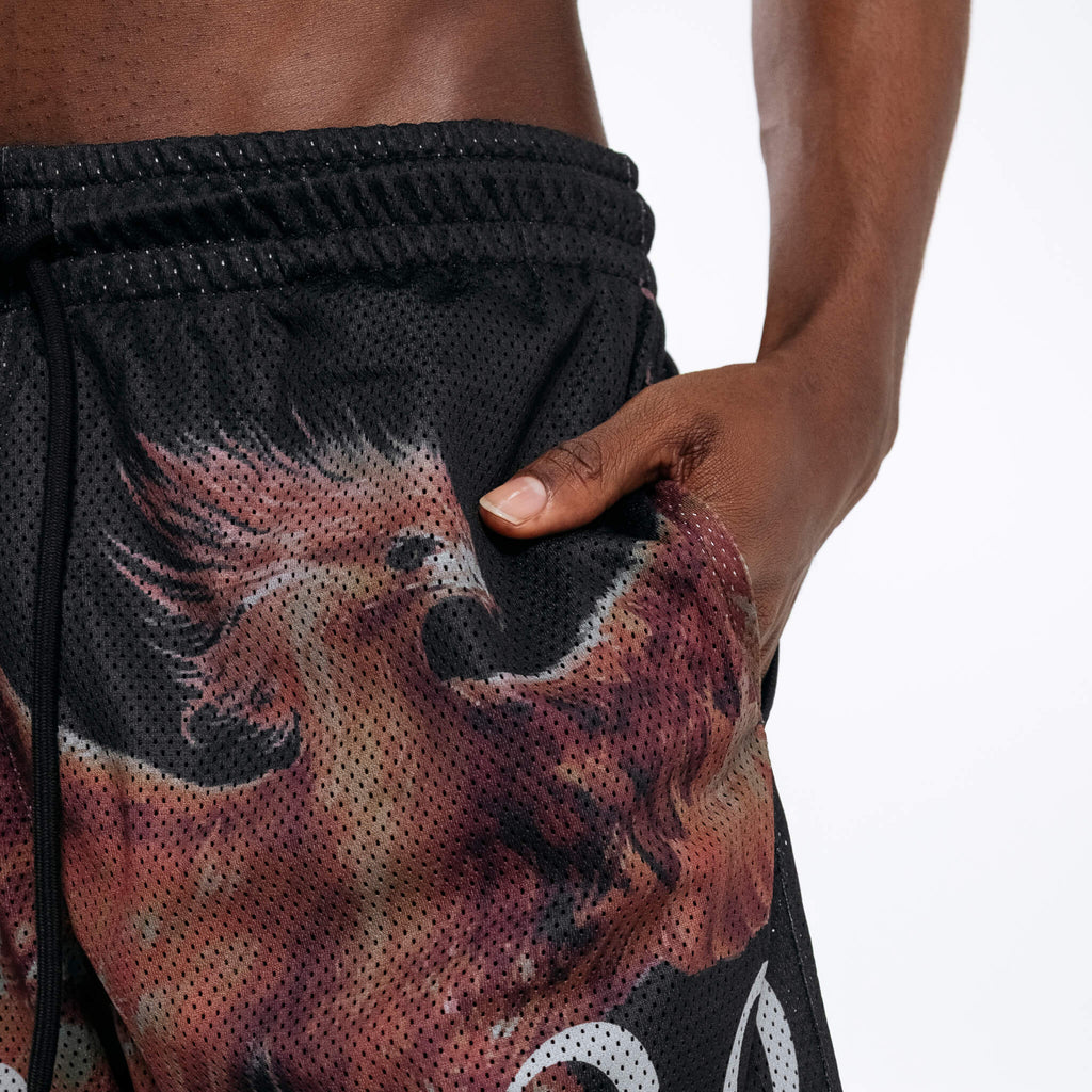 RESURGENCE PHOENIX MESH SHORT BLACK