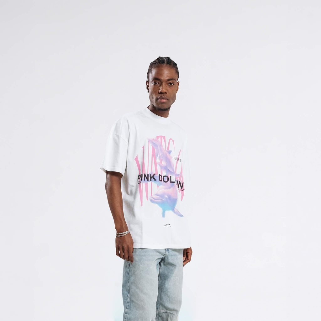 PINK DOLPHIN SPECIAL EDITION T-SHIRT CREAM