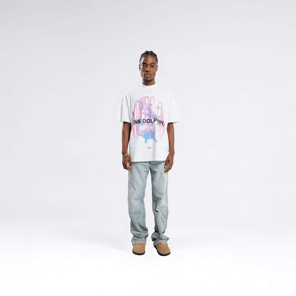 PINK DOLPHIN SPECIAL EDITION T-SHIRT CREAM