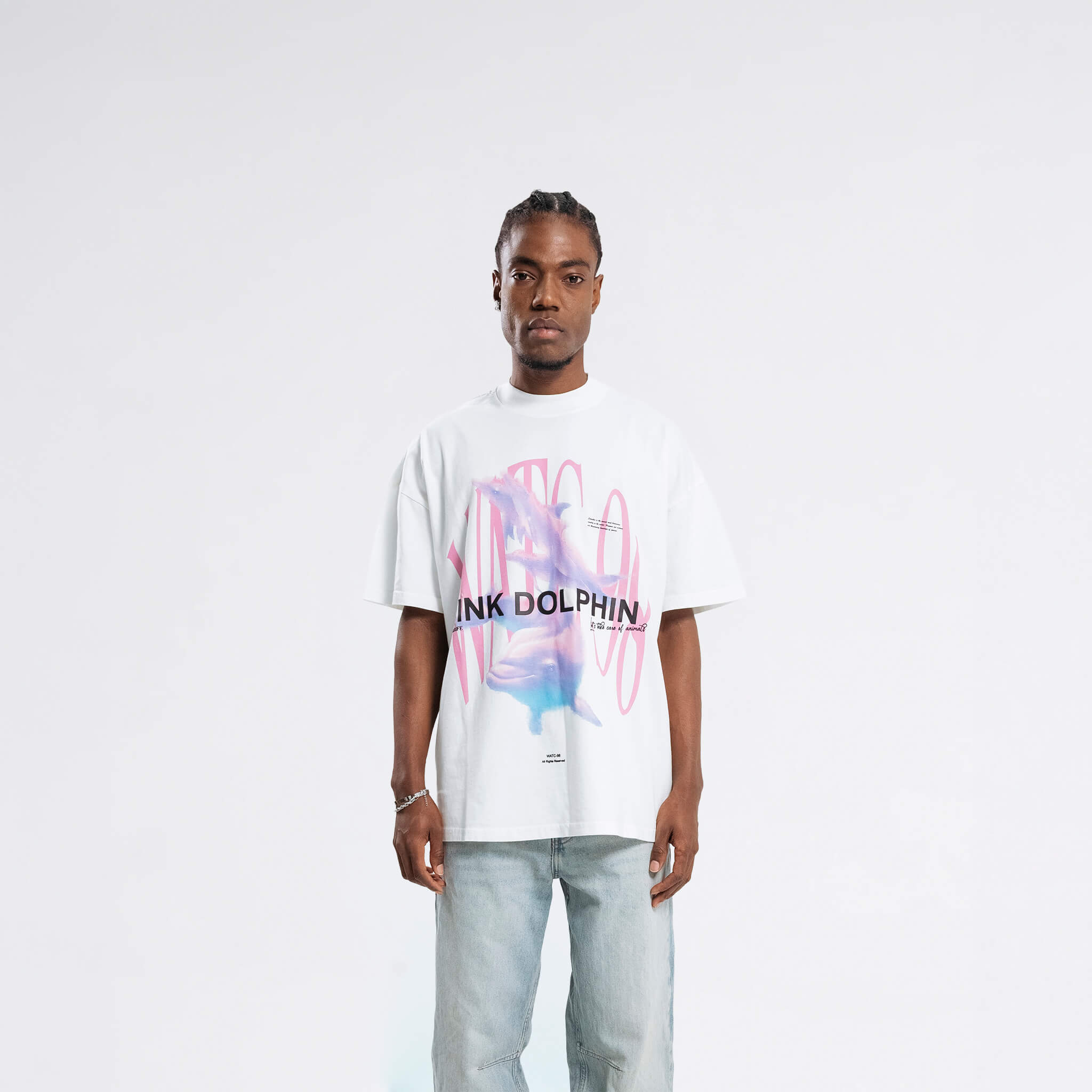 PINK DOLPHIN SPECIAL EDITION T-SHIRT CREAM