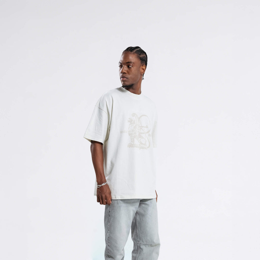 RESURGENCE GRIFFIN T-SHIRT LIGHT GRAY