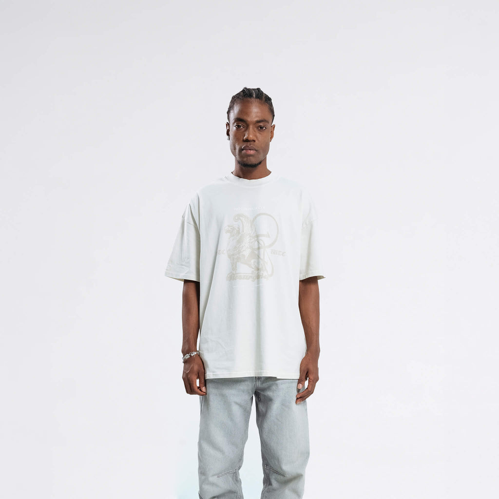 RESURGENCE GRIFFIN T-SHIRT LIGHT GRAY