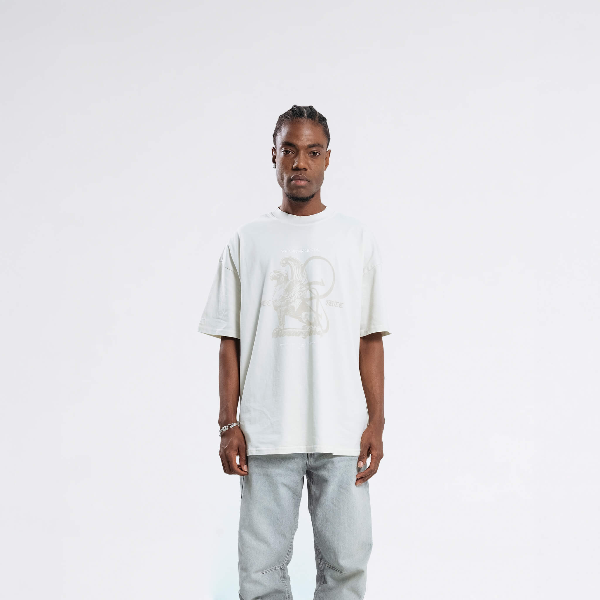 RESURGENCE GRIFFIN T-SHIRT LIGHT GRAY