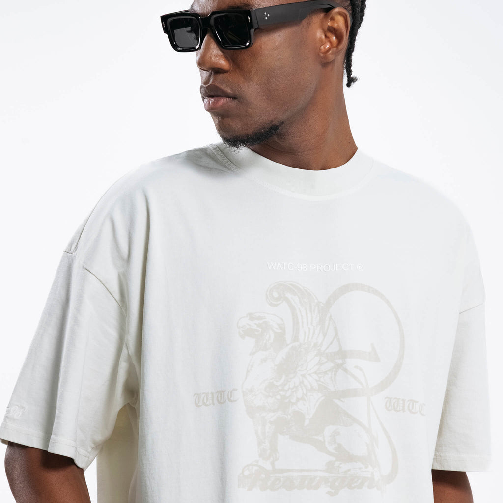 RESURGENCE GRIFFIN T-SHIRT LIGHT GRAY