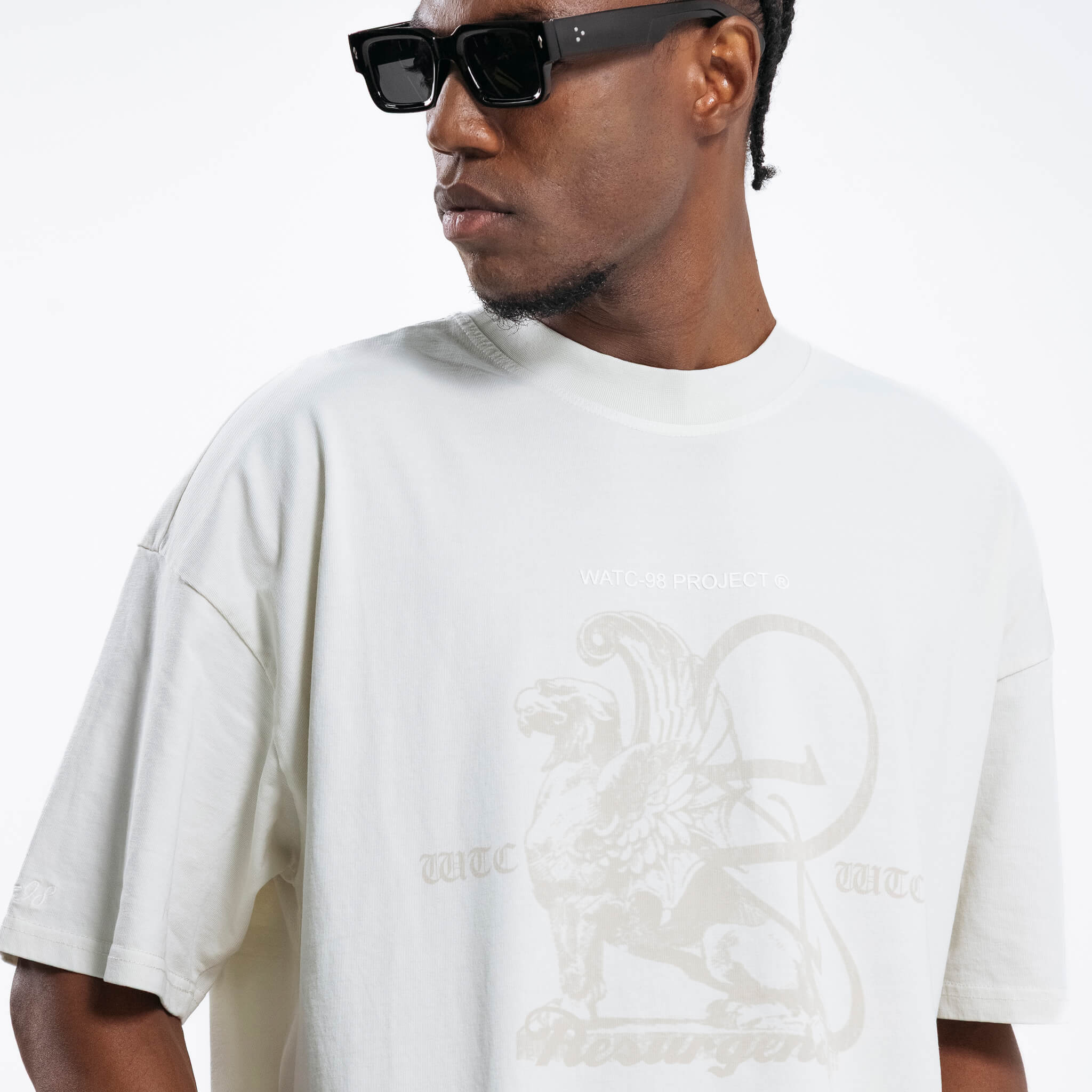 RESURGENCE GRIFFIN T-SHIRT LIGHT GRAY