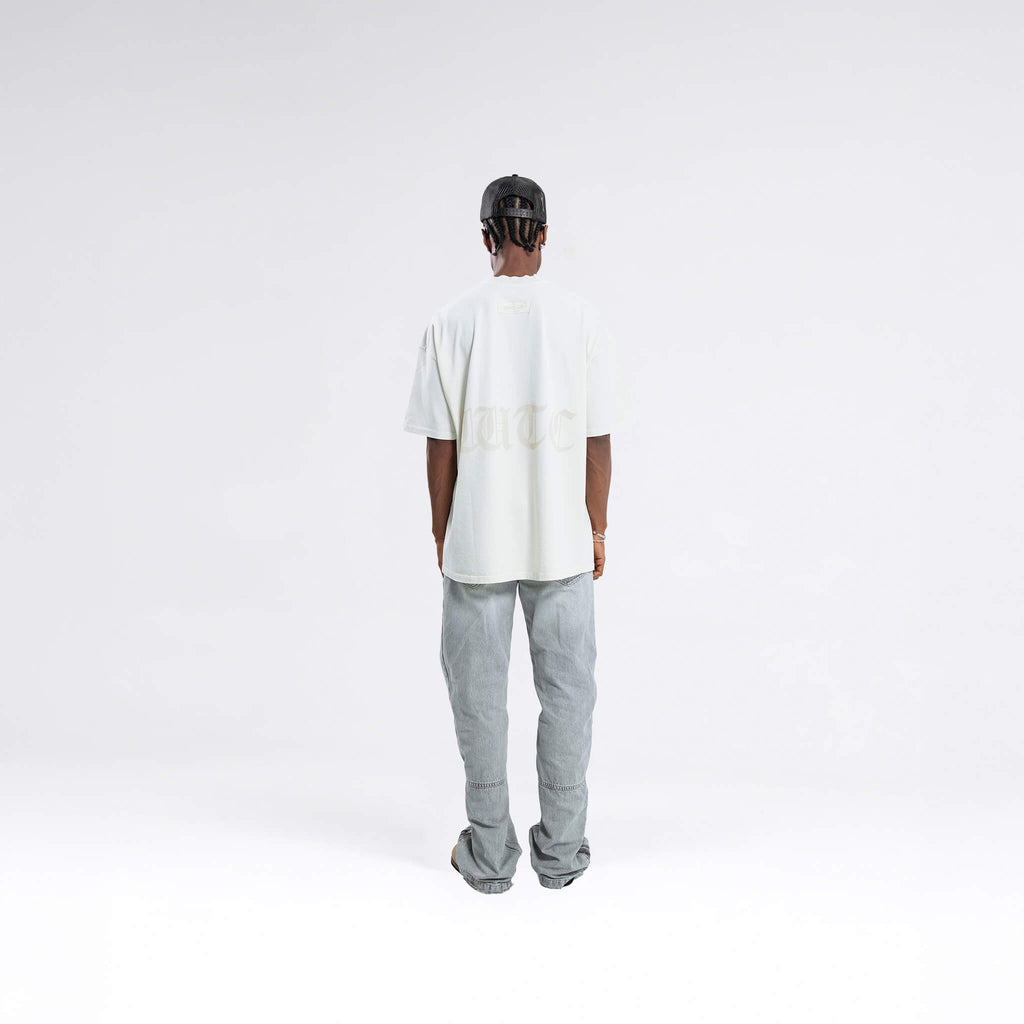 RESURGENCE BASIC W GOTHIC T-SHIRT LIGHT GRAY