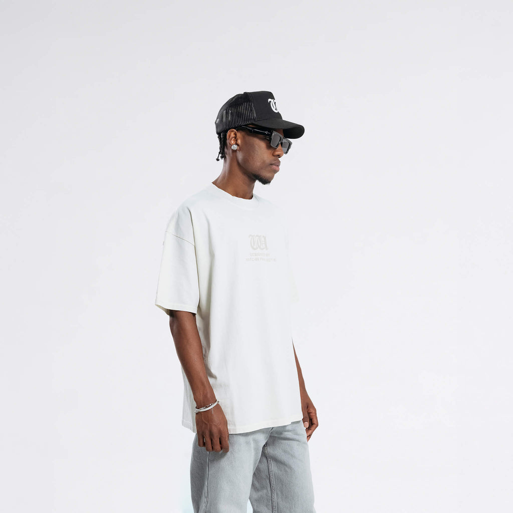 RESURGENCE BASIC W GOTHIC T-SHIRT LIGHT GRAY