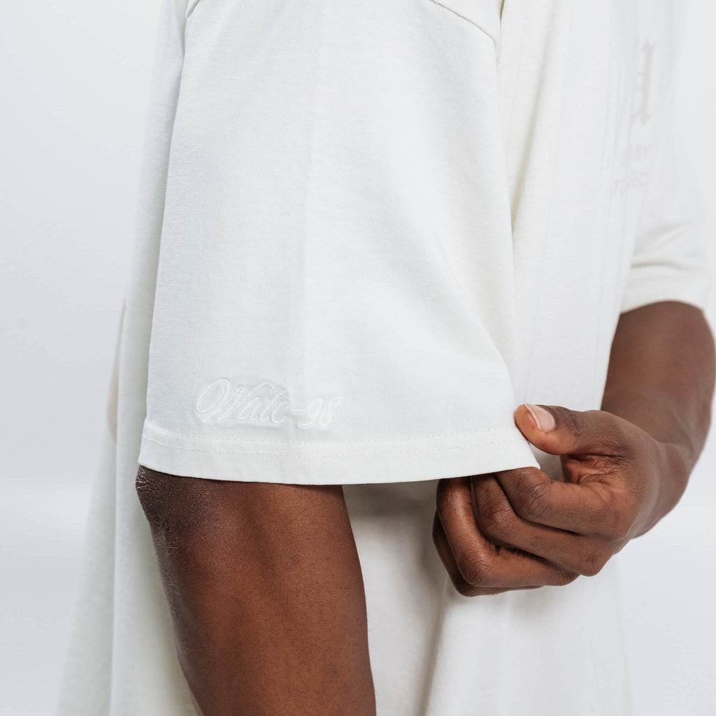 RESURGENCE BASIC W GOTHIC T-SHIRT LIGHT GRAY