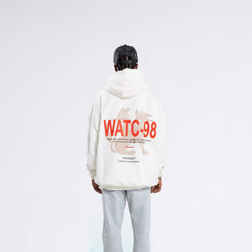 RESURGENCE GRIFFIN HOODIE CREAM