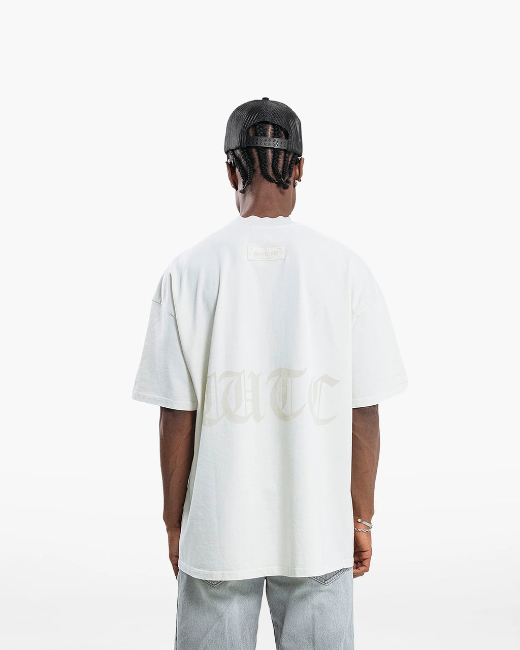 RESURGENCE BASIC W GOTHIC T-SHIRT LIGHT GRAY