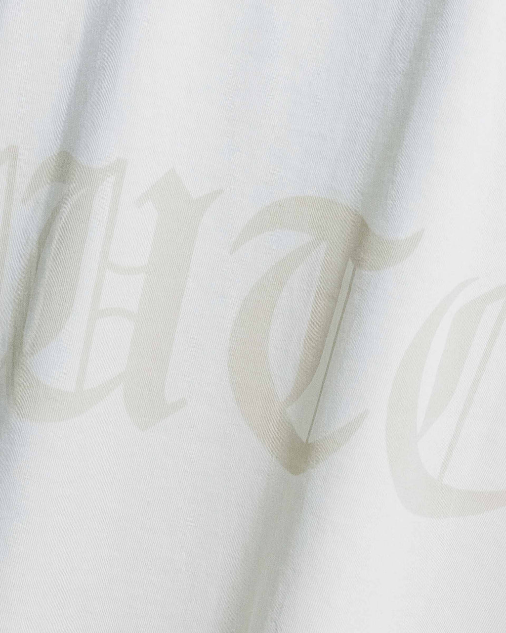 RESURGENCE BASIC W GOTHIC T-SHIRT LIGHT GRAY