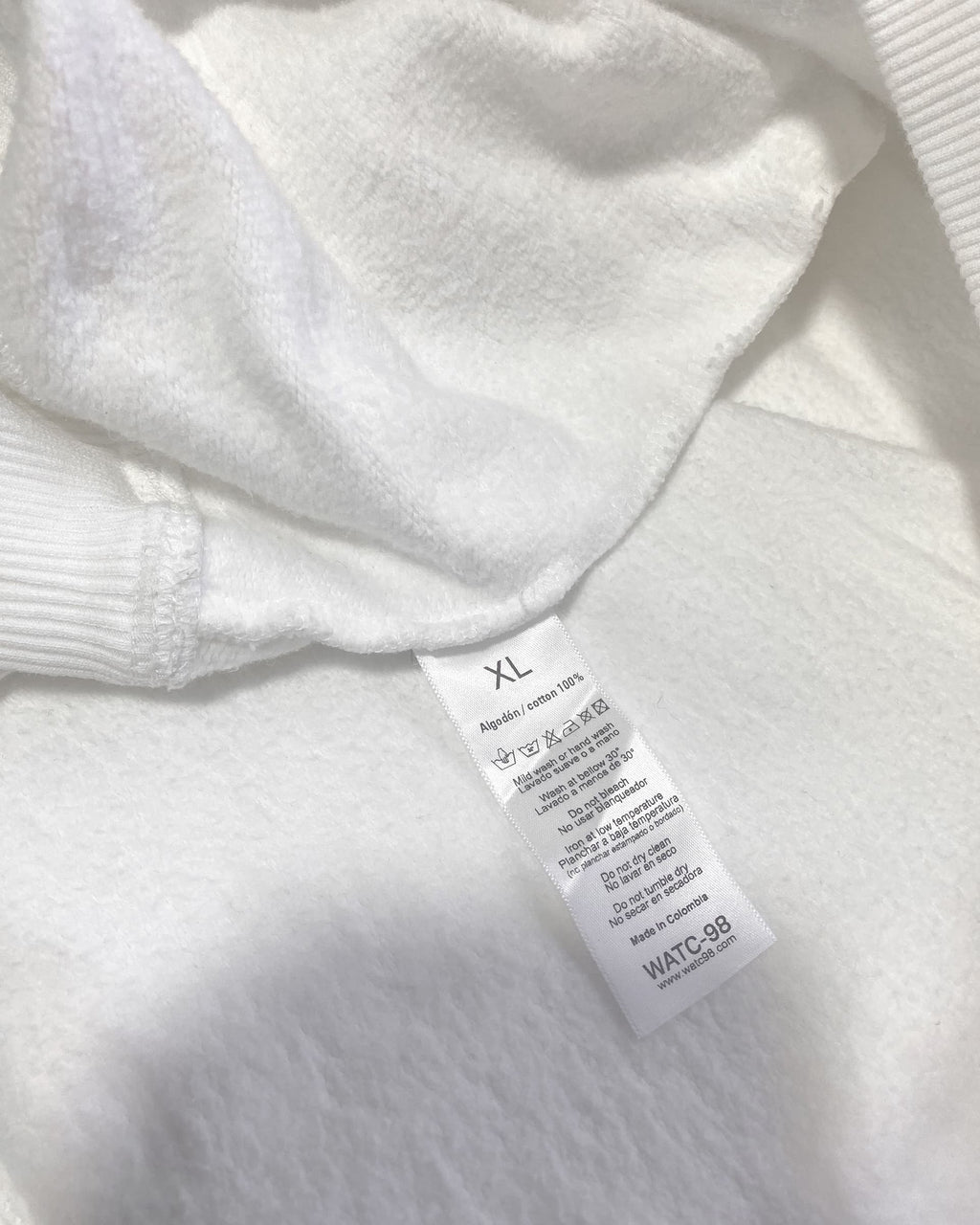 WORLDWIDE LOGO HOODIE CREAM