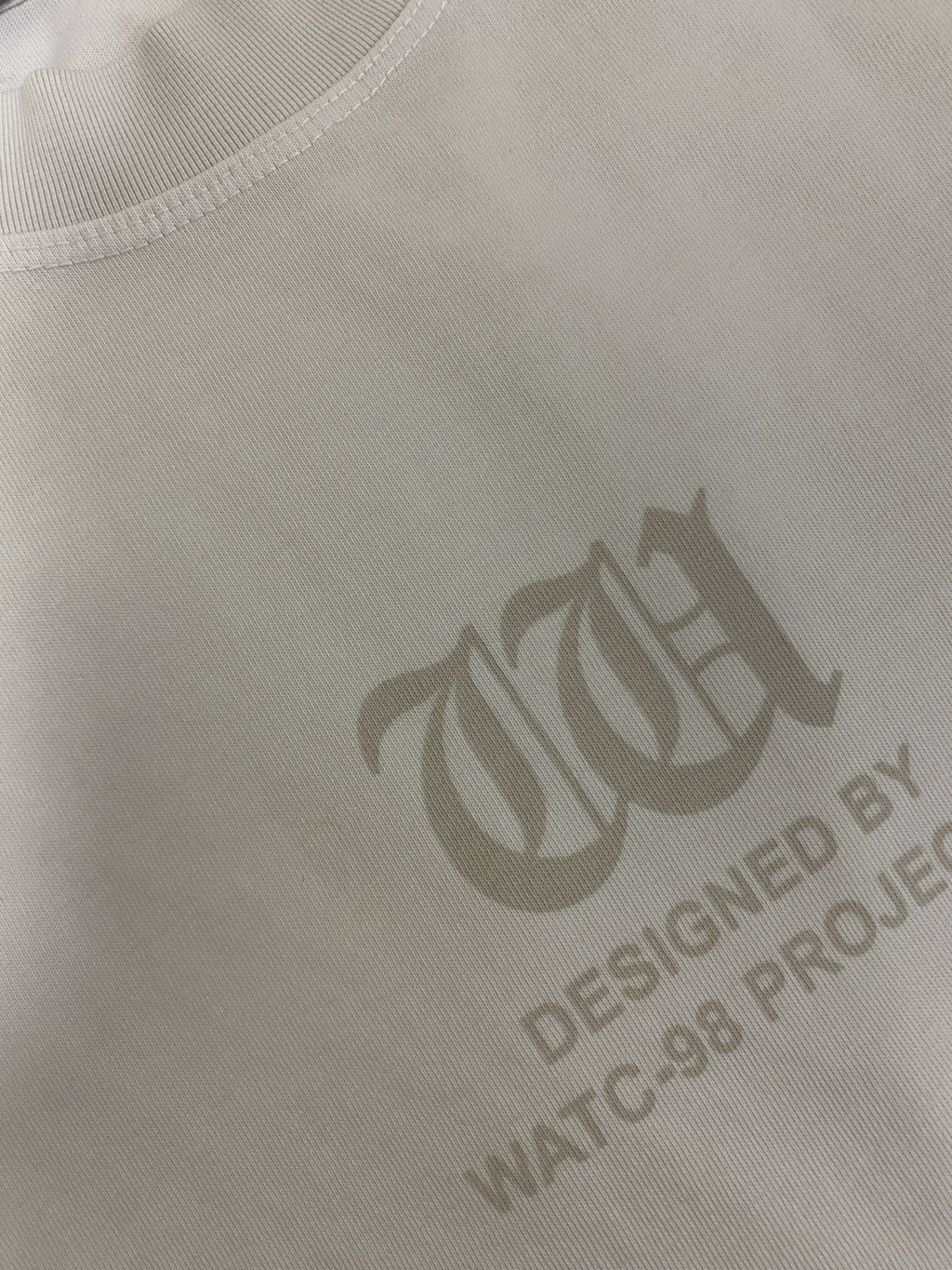 RESURGENCE BASIC W GOTHIC T-SHIRT LIGHT GRAY