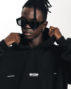 WORLDWIDE LOGO HOODIE BLACK